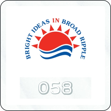 Inside Parking Permit | Square | 1 3/4" x 1 3/4" | Clear Static