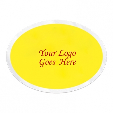 Inside Parking Permit | Oval | 2" x 2 3/4" | Clear Adhesive