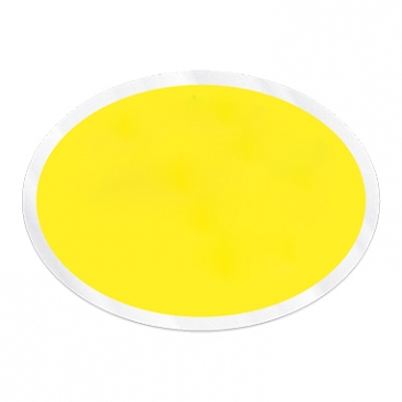 Inside Parking Permit | Oval | 2" x 2 3/4" | Clear Adhesive