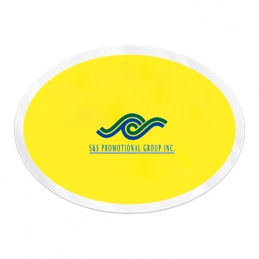 Inside Parking Permit | Oval | 2" x 2 3/4" | Clear Adhesive