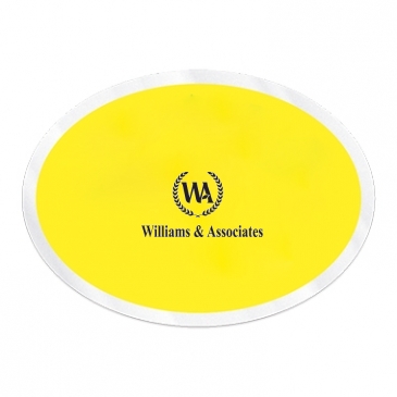 Inside Parking Permit | Oval | 2" x 2 3/4" | Clear Adhesive