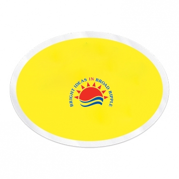 Inside Parking Permit | Oval | 2" x 2 3/4" | Clear Adhesive