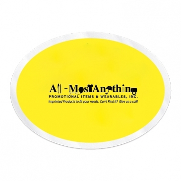 Inside Parking Permit | Oval | 2" x 2 3/4" | Clear Adhesive