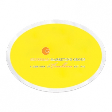 Inside Parking Permit | Oval | 2" x 2 3/4" | Clear Adhesive