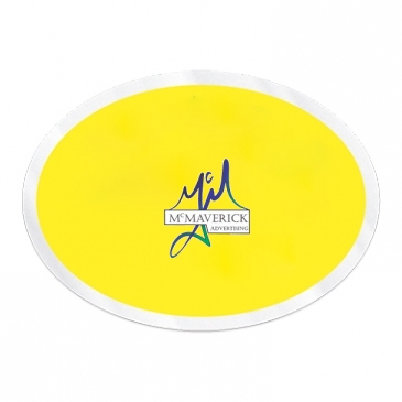 Inside Parking Permit | Oval | 2" x 2 3/4" | Clear Adhesive