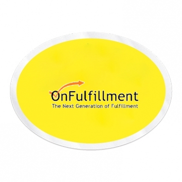 Inside Parking Permit | Oval | 2" x 2 3/4" | Clear Adhesive