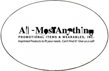 Full Color Bumper Sticker | Oval | 4" x 6" | White Vinyl