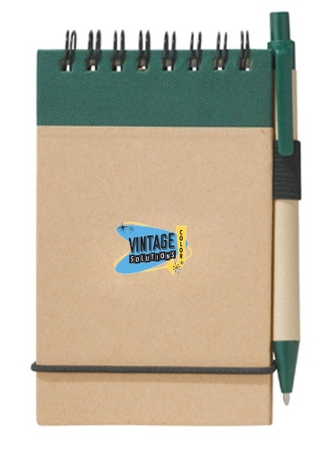 5" x 4" Recycled Spiral Jotter with Pen