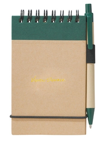 5" x 4" Recycled Spiral Jotter with Pen