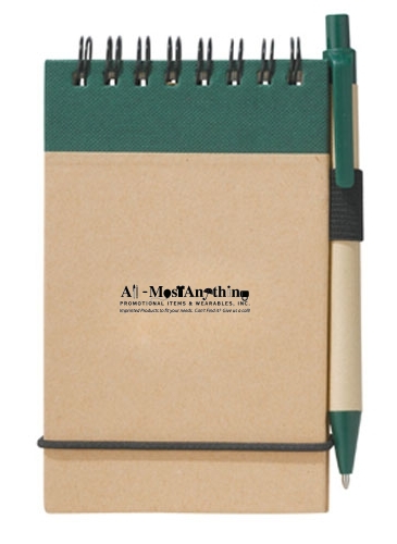 5" x 4" Recycled Spiral Jotter with Pen