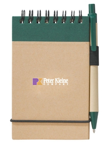 5" x 4" Recycled Spiral Jotter with Pen