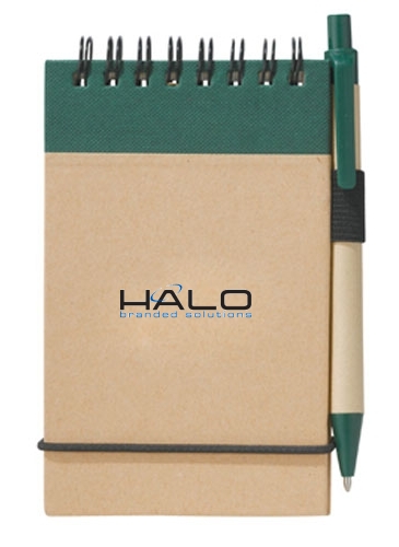 5" x 4" Recycled Spiral Jotter with Pen