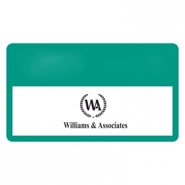 Outside Parking Permit | Rectangle | 2" x 3 1/2" | White Vinyl