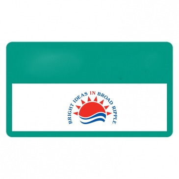 Outside Parking Permit | Rectangle | 2" x 3 1/2" | White Vinyl