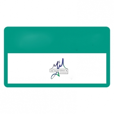 Outside Parking Permit | Rectangle | 2" x 3 1/2" | White Vinyl