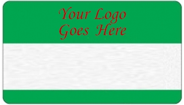 Outside Parking Permit | Rectangle | 2 3/4" x 4 3/4" | White Viny