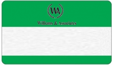 Outside Parking Permit | Rectangle | 2 3/4" x 4 3/4" | White Viny