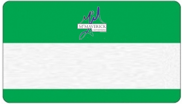 Outside Parking Permit | Rectangle | 2 3/4" x 4 3/4" | White Viny