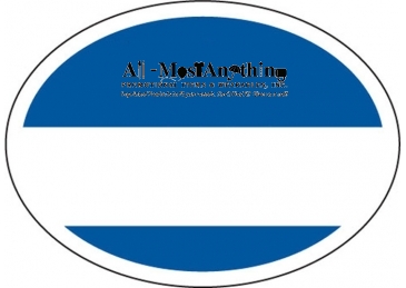 Outside Parking Permit | Oval | 2" x 2 3/4" | White Vinyl