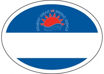 Outside Parking Permit | Oval | 2" x 2 3/4" | White Vinyl