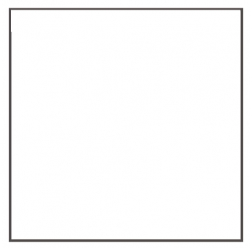 Outside Parking Permit | Square | 3" x 3" | White Vinyl