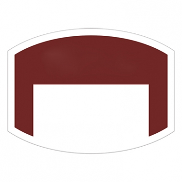 Outside Parking Permit | Flat Side Oval | 1 1/2" x 2" | White Vin