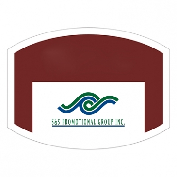 Outside Parking Permit | Flat Side Oval | 1 1/2" x 2" | White Vin