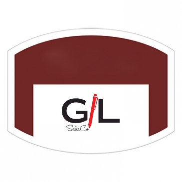 Outside Parking Permit | Flat Side Oval | 1 1/2" x 2" | White Vin