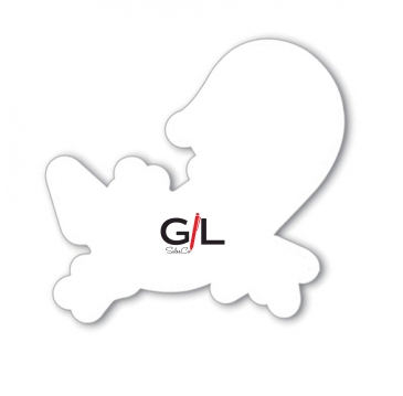 4 Sq Custom Corners Flat Flexible Magnet