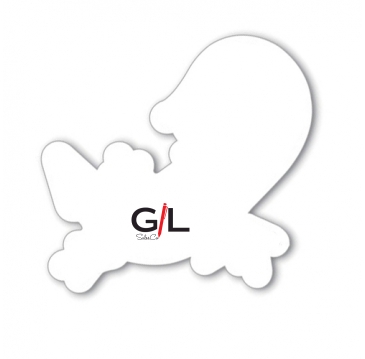 14 Sq Custom Corners Flat Flexible Magnet