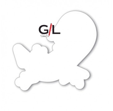 24 Sq Custom Corners Flat Flexible Magnet
