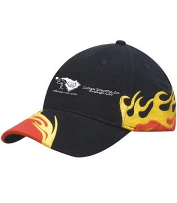 Brushed Heavy Cotton with Blaze Embroidery Peak and Side