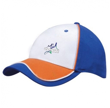 Brushed Heavy Cotton with Indent Peak and Contrasting Piping