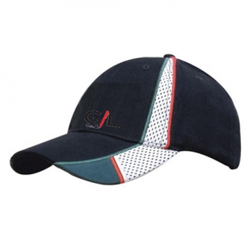 Brushed Heavy Cotton with Peak and Crown Mesh Inserts