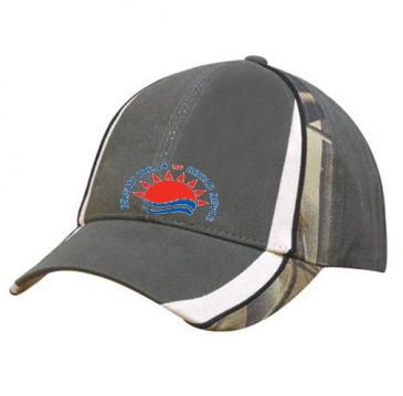 Brushed Heavy Cotton With Camouflage Peak & Crown Inserts