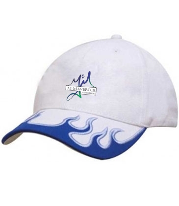 Brushed Heavy Cotton with Indented Peak Flames