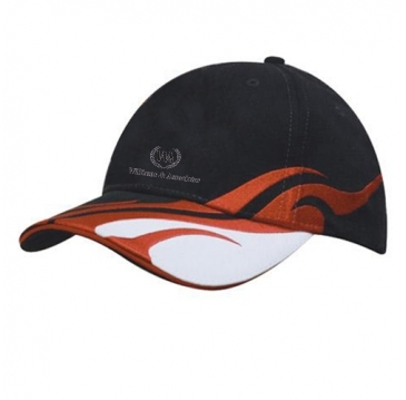 Brushed Heavy Cotton with Blaze Embroidery on Peak and Side