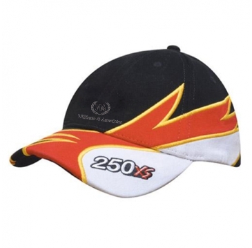 Brushed Heavy Cotton with Inserts and Embroidery on Peak & Crown