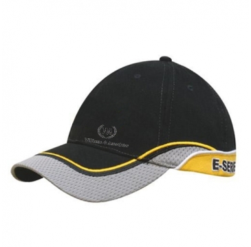 Brushed Heavy Cotton w/ Mesh Peak and Crown Indent