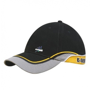 Brushed Heavy Cotton w/ Mesh Peak and Crown Indent