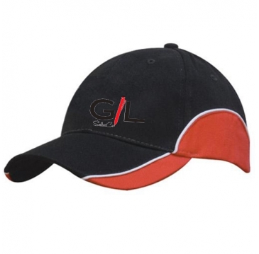 Brushed Heavy Cotton with Peak & Crown Trimmed Inserts