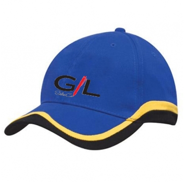 Brushed Heavy Cotton with Insert Trim to Peak and Crown