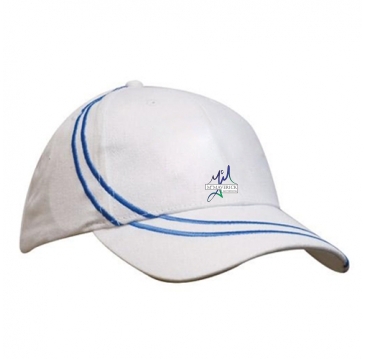 Brushed Heavy Cotton with Line Embroidery