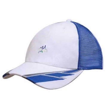 Brushed Heavy Cotton & Mesh with Embroidery to Peak