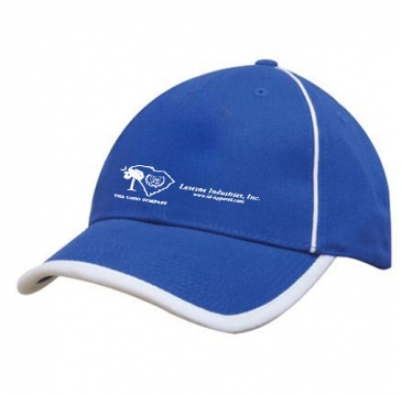 Brushed Heavy Cotton with Peak Trim & Piping