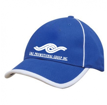 Brushed Heavy Cotton with Peak Trim & Piping