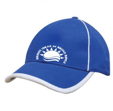 Brushed Heavy Cotton with Peak Trim & Piping