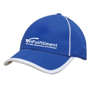 Brushed Heavy Cotton with Peak Trim & Piping