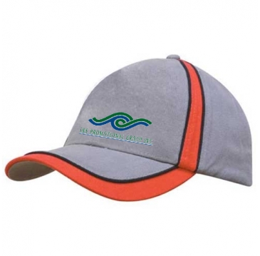 Brushed Heavy Cotton with Piped Peak & Crown Indents