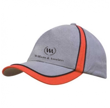 Brushed Heavy Cotton with Piped Peak & Crown Indents